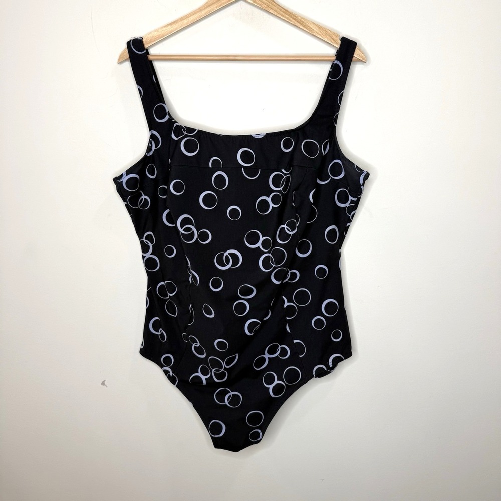 Miraclesuit One Piece Tummy Control Swimsuit Womens 22W Underwire Bra Slimming